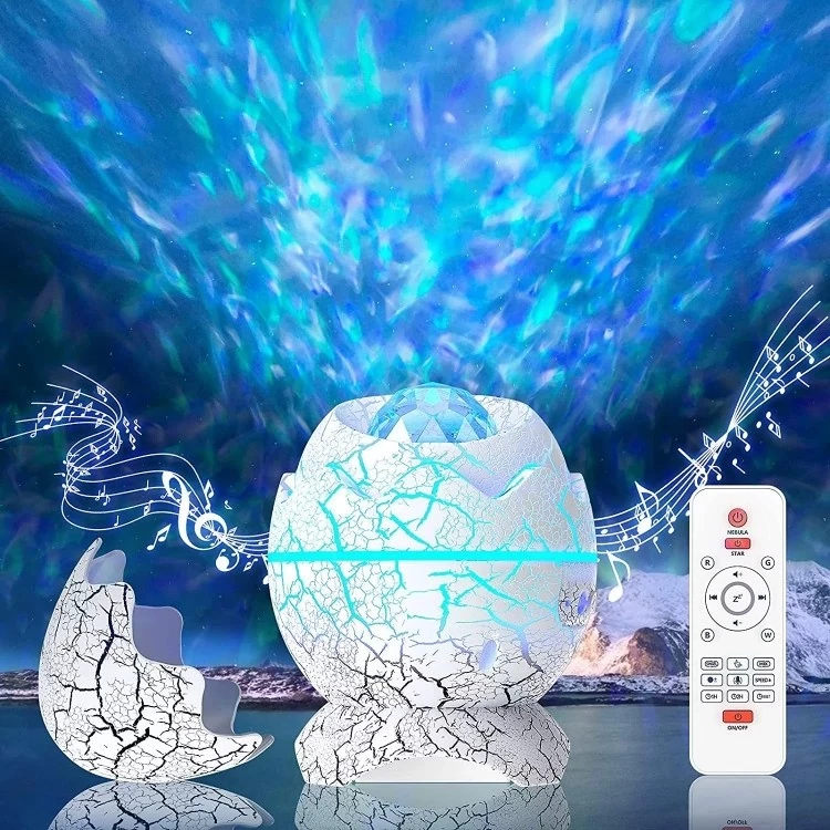 پروژکتور کهکشانی تخم اژدها اسپیکردار Dragon Egg Galaxy Projector with Speaker  کد ۵۵۰۶