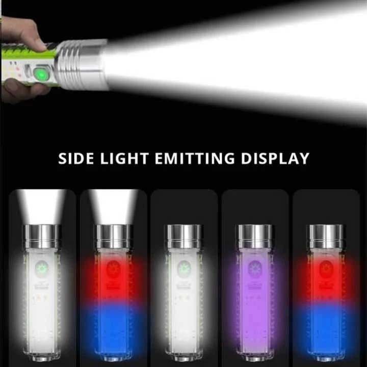 چراغ قوه پلیسی چندکاره مدل 520A Multifunctional police flashlight model 520 کد ۵۴۸۱