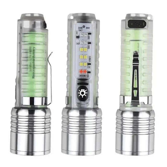 چراغ قوه پلیسی چندکاره مدل 520A Multifunctional police flashlight model 520 کد ۵۴۸۱