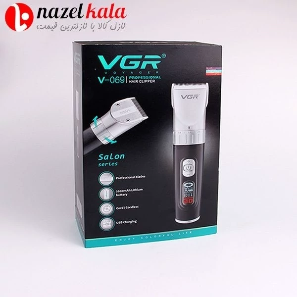 ماشین اصلاح سر و صورت وی جی آر مدل VGR-069 VGR V-069 Professional Hair Clipper  کد ۵۴۶۴