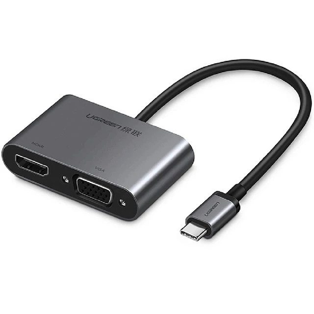 مبدل تایپ سی به اچ دی ام ای و وی جی ار یوگرین CM162 50505 کد ۵۴۴۰
