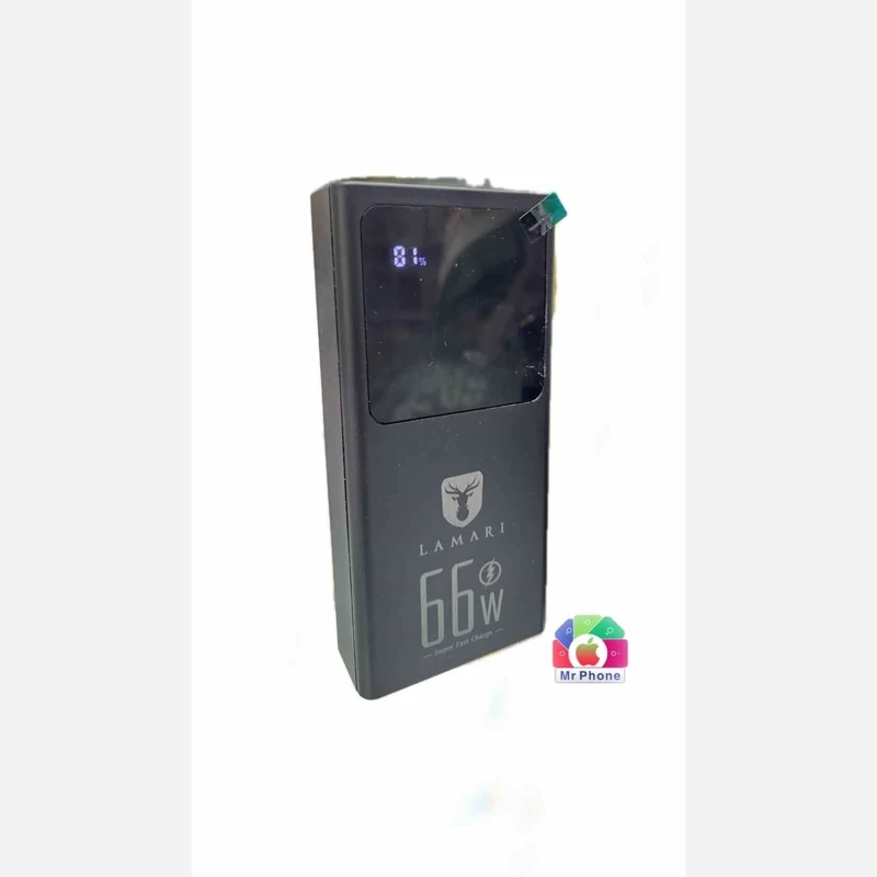 پاوربانک 20000 LAMARI (وات66) مدل M-008 کد ۵۳۶۸