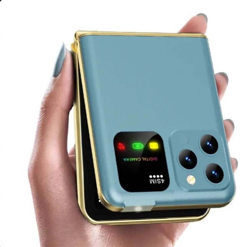 گوشی ساده دکمه ای تاشو .برندسروو ساده تاشو 4سیم کارت مدل P20 Servo دوربین طرح آیفون ا P20 foldable mobile phone