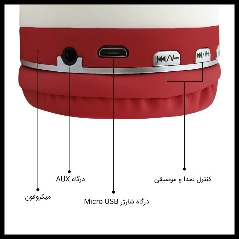 هدفون  فانتزی  بلوتوثی مدل AH-806N کد ۵۲۹۹