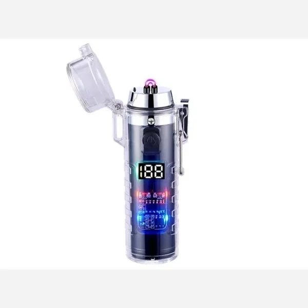 شارژفندکی  دارای چراغ قوه Cylindrical Electric Lighter With Flashlight HB-2564 (1) 2  کد ۵۲۶۲