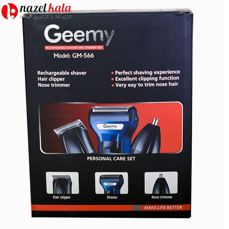 ماشین اصلاح موی صورت جیمی مدل GM-566 gemei gm-566 امتیاز 1.00 از 5 امتیاز 1مشتری از 1 رای ماشین اصلاح موی صورت جیمی مدل کد ۵۲۵۱