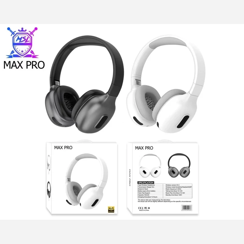 هدفون بی سیم  با کیفیت Max Pro کد ۵۲۴۴