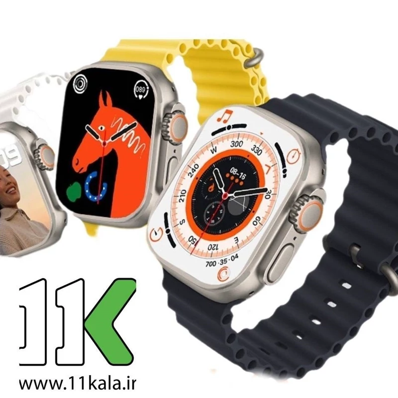 ساعت هوشمند اولترا مدل M58 برند JSYES   مشکی بند مشکی ا JSYES M58  کد ۵۲۴۰