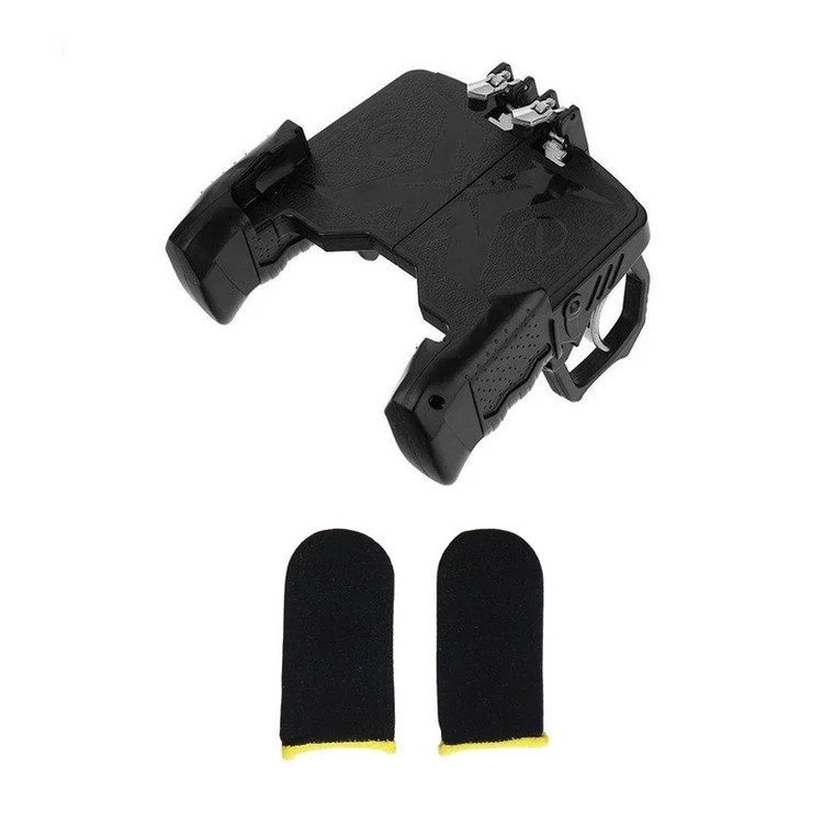 دسته بازی PUBG مدل K21 به همراه آستین کنترل کننده انگشت PUBG Gamepad Model K21 with کد ۵۱۸۴