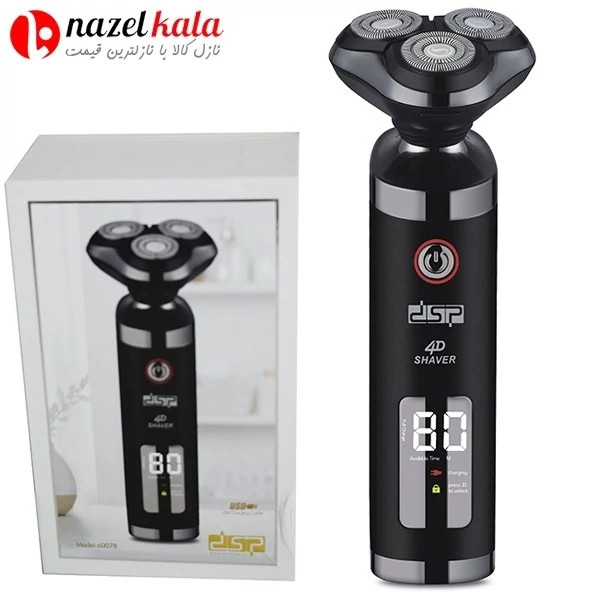 ریش تراش سه تیغ دی اس پی مدل DSP-60078 کد ۵۱۴۵