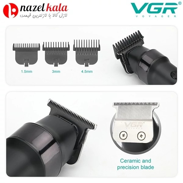 ماشین اصلاح سر و صورت،بدن وی جی آر مدل V-987 کد ۵۱۱۴