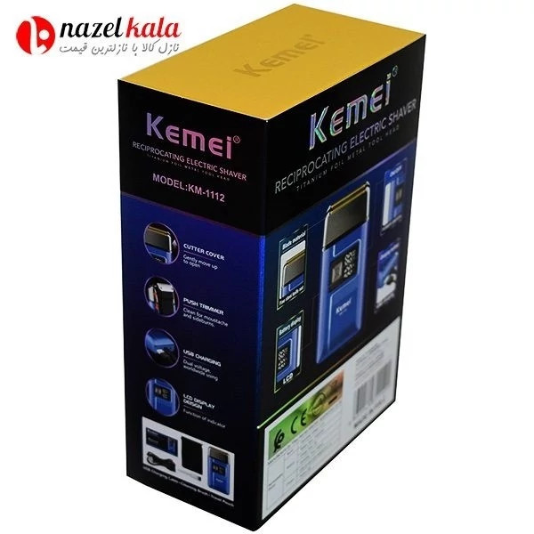 شیور و ماشین اصلاح دو کاره کیمی مدل KM-1112 کد ۵۰۶۲