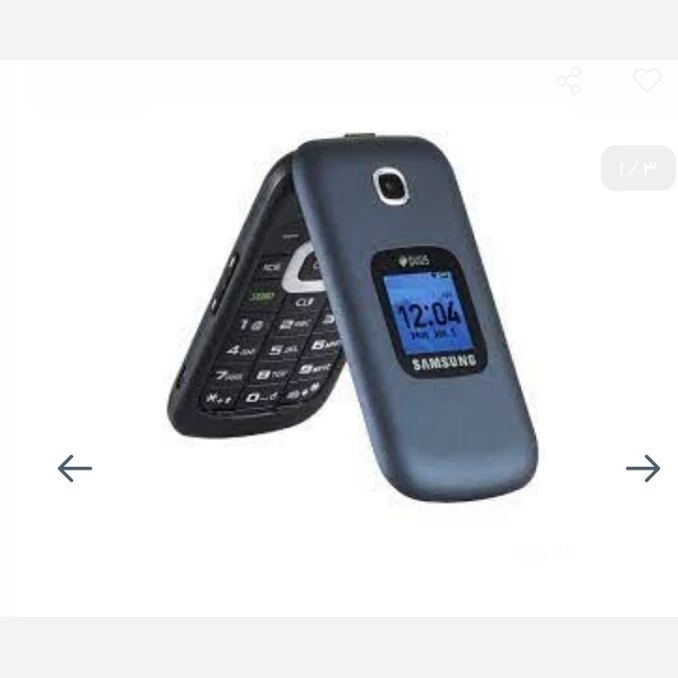 گوشی سامسونگ B311 V   حافظه 64 مگابایت رم 32 مگابایت ا Samsung B311 V 64/32 MB  کد ۴۸۳۴