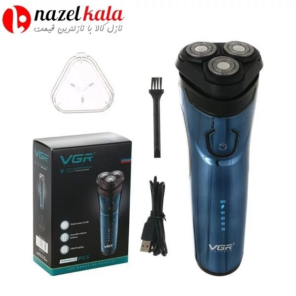 ماشین اصلاح وی جی آر مدل V-322 VGR shaving machine model V-322 ماشین کد ۴۸۰۹