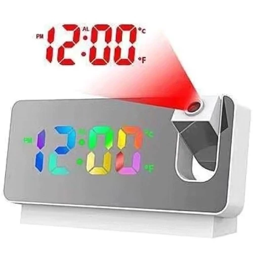ساعت دیجیتال پروژکتوری آینه ای رومیزی S282 کد ۴۸۰۶