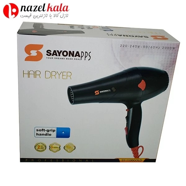 سشوار سایونا مدل SY-1100GOLD کد ۴۷۹۴