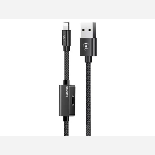 کابل صدا و شارژ لایتنینگ 2 آمپر بیسوس Baseus CALYU-01 Music  کد ۴۷۷۶