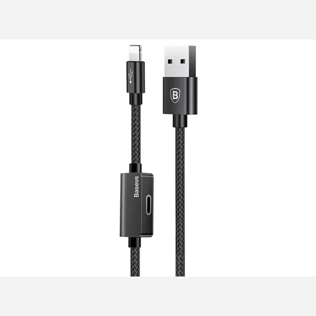کابل صدا و شارژ لایتنینگ 2 آمپر بیسوس Baseus CALYU-01 Music کد ۴۷۷۶
