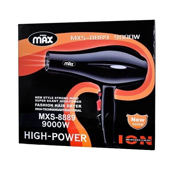 سشوار پرومکس 9000 وات مدل mxs-8889 کد ۴۷۶۱