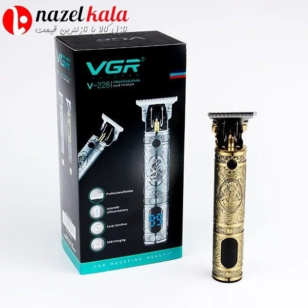 ماشین اصلاح خط زن وی جی آر مدل VGR V-228 VGR V-228 Hair Clippers کد ۴۷۲۱