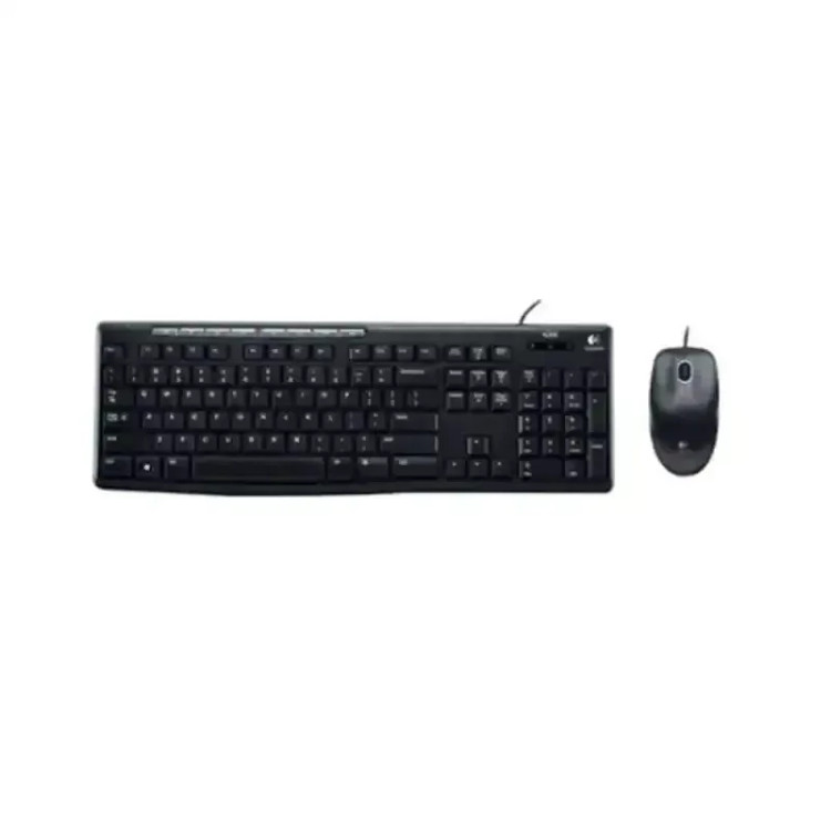 کیبورد با سیم لاجیتک مدل Mk200 Media به همراه ماوس کد ۴۶۸۳