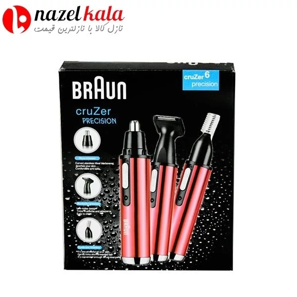 موزن ابرو براون مدل Cruzer 6 Braun Cruzer 6 Eyebrow Trimmer کد ۴۶۵۵