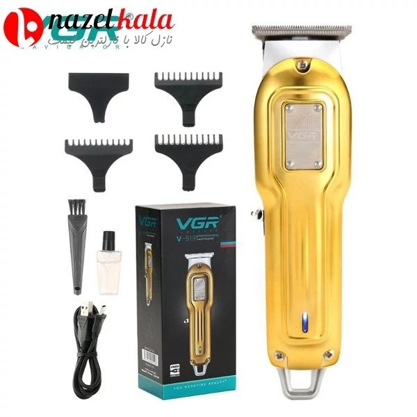 ماشین اصلاح سر و صورت وی جی آر مدل V-919 کد ۴۶۱۷