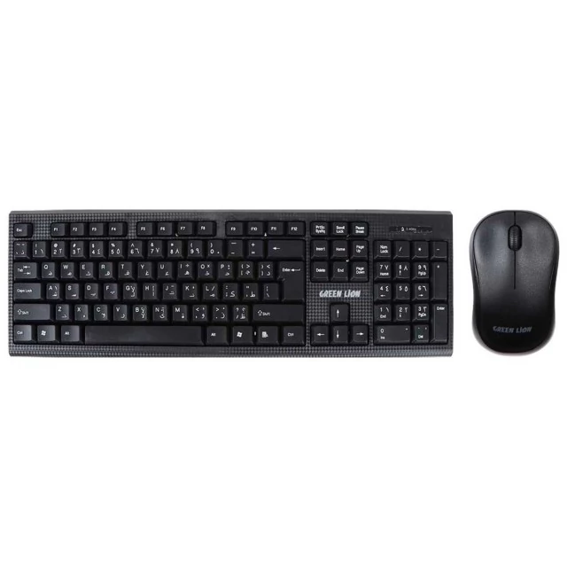 ست کیبورد و موس بی سیم  گرین لاین  GNWS24GKEYMBK کد ۴۵۷۰