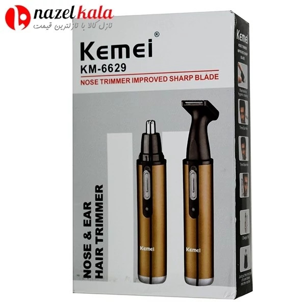 موزن بینی و خط زنی دو کاره کیمی مدل KM-6629 کد ۴۴۹۷