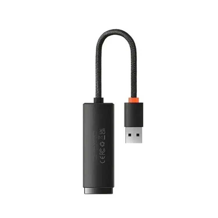 مبدل Type-A to LAN باسئوس مدل Lite Series RJ45 1000Mbps کد ۴۴۶۴