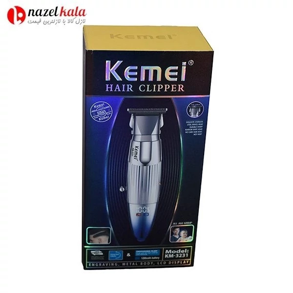 ماشین اصلاح و خط زن حرفه ای کیمی مدل KM-3231 کد ۴۴۲۷