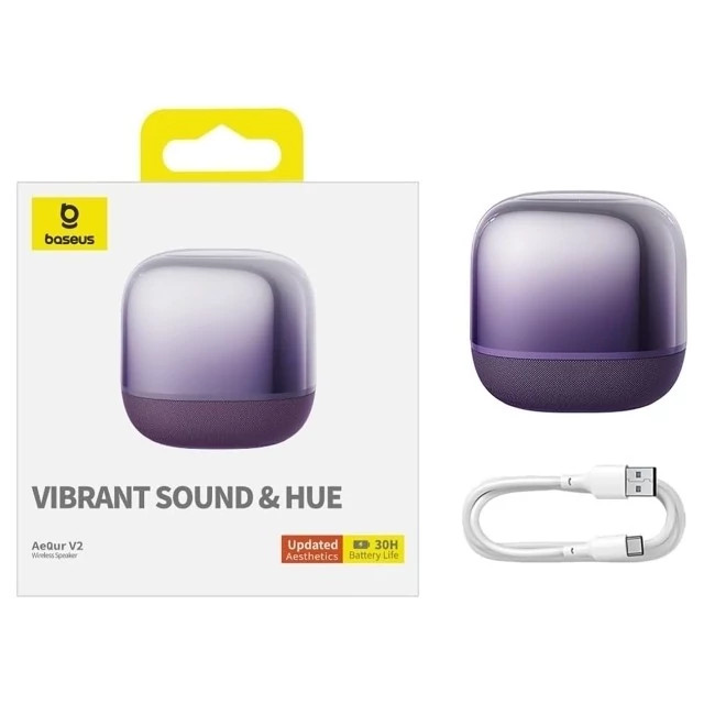 اسپیکر بلوتوثی قابل حمل بیسوس AeQur V2 BASEUS AEQUR V2 A2005 کد ۴۳۷۸