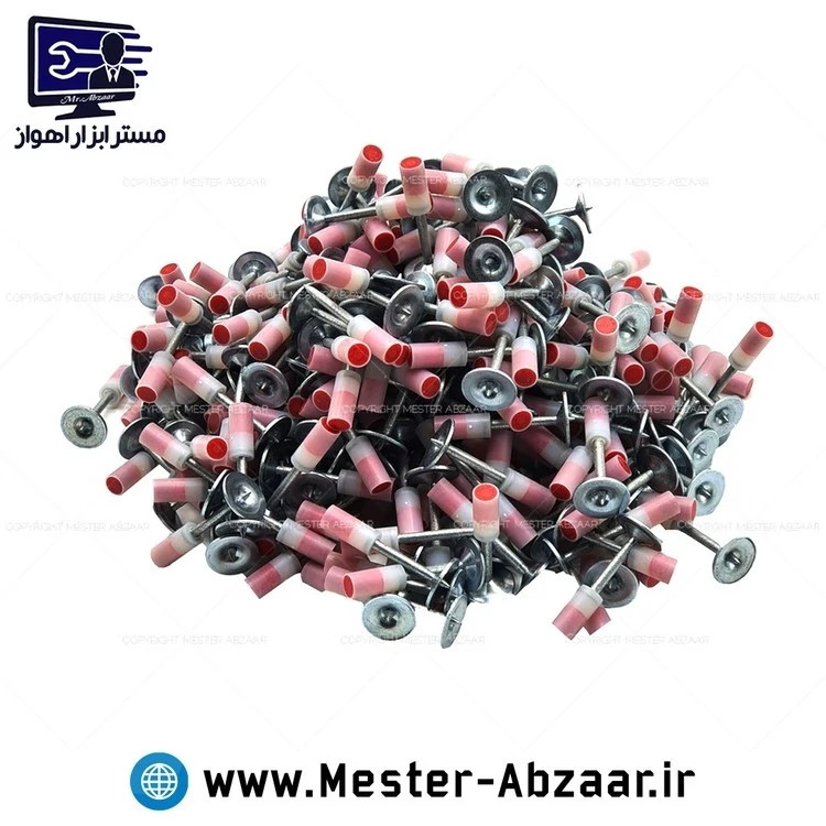 میخ چاشنی باروتی 2.5 سانتی خالص مدل MI NI YI TI DING سرخود جدید مختص برند های باس و کربن و ادون و.... ود ۴۳۴۲
