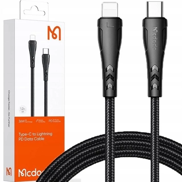 کابل شارژ سریع تایپ سی  به لایتنینگ 36 وات 1.2 متری مک دودو CA-4571 Mcdodo کد ۴۳۰۰
