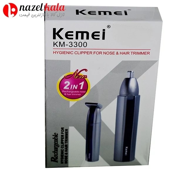 موزن بینی و خط زنی دوکاره کیمی مدل Kemei-3300 کد ۴۲۸۶
