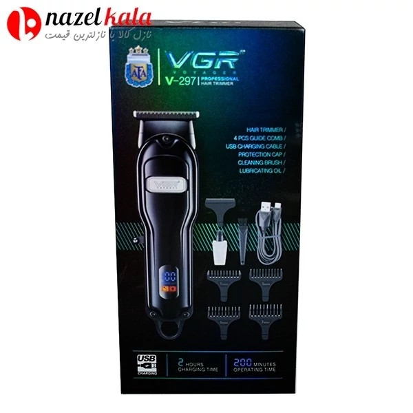 ماشین اصلاح وی جی آر مدل V-297 کد ۴۲۷۹