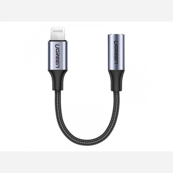 تبدیل لایتنینگ به 3.5 میلی متری صدا یوگرین Ugreen US211 30756 10CM Lightning کد ۴۲۷۲