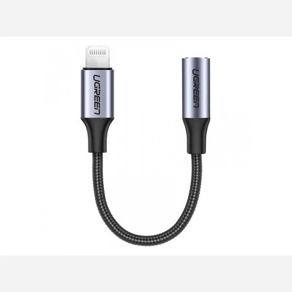 تبدیل لایتنینگ به 3.5 میلی متری صدا یوگرین Ugreen US211 30756 10CM Lightning کد ۴۲۷۲