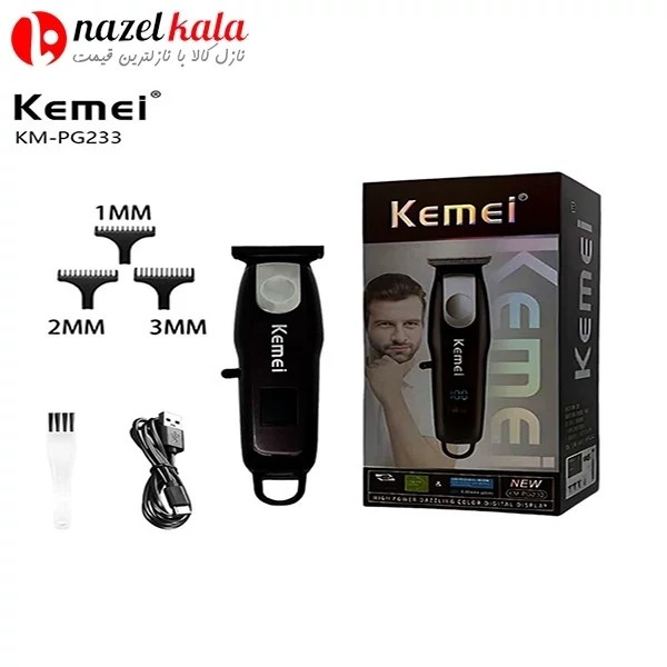 ماشین اصلاح سر و صورت و بدن کیمی Kemei مدل KM-PG233 کد ۴۲۶۶