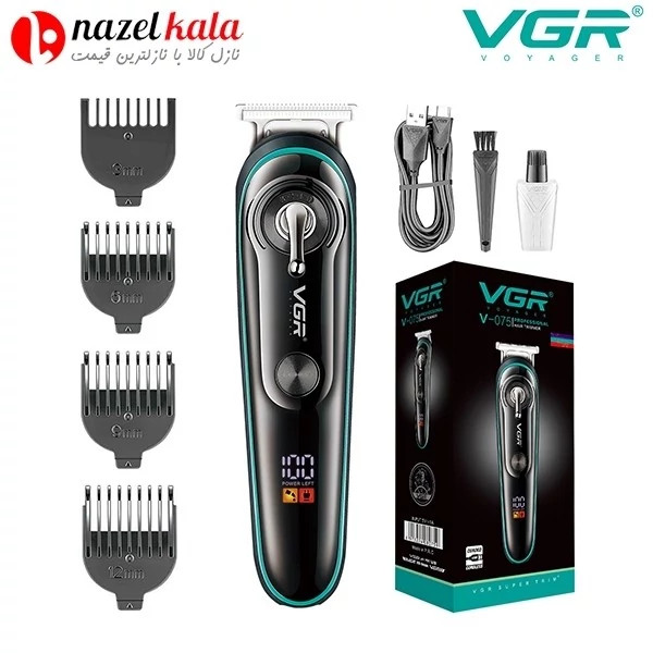 ماشین اصلاح وی جی آر مدل V-075 کد ۴۲۰۱