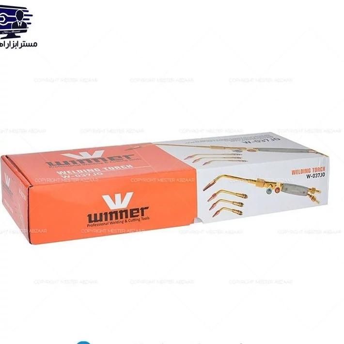 سر پیک 5 عددی جوشکاری و هوا جوش طرح گلور برند وینر مدل W-037JO کد ۴۱۸۶
