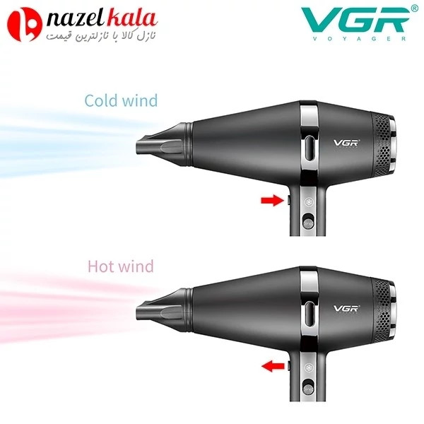 سشوار وی جی آر مدل V-451 کد ۴۱۱۷