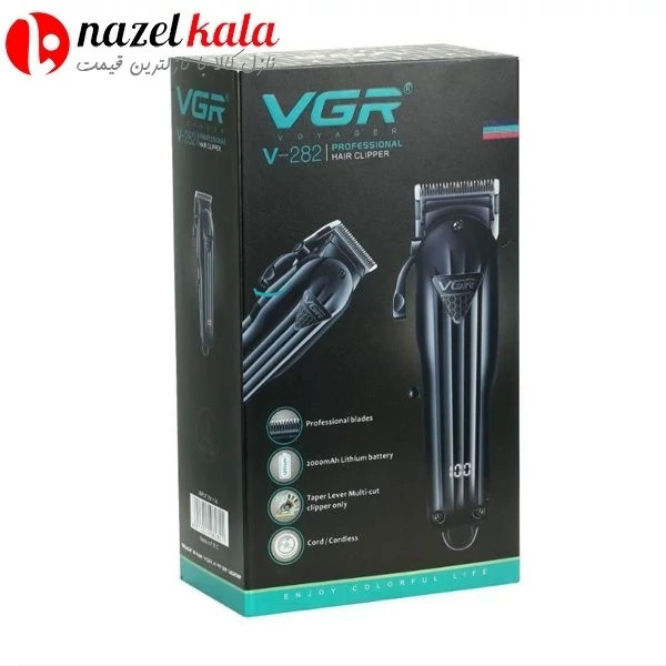 ماشین اصلاح موی سر و صورت وی جی ار مدل VGR V-282 VGR V-282 head an کد ۴۰۹۳