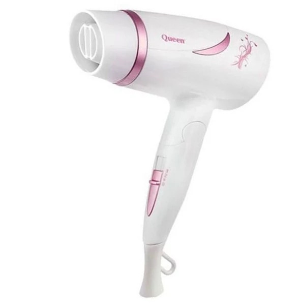 سشوار مسافرتی 1600 وات کویین Queen Compact Hair Dryer HD360