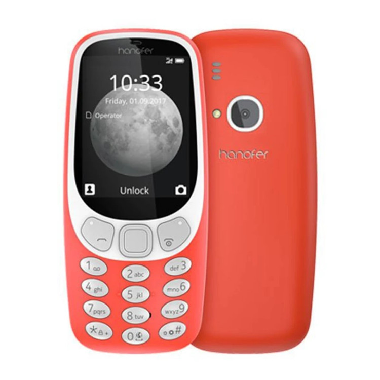 گوشی موبایل هانوفر مدل 3310 دو سیم کارت با منو فارسی 3.0 2.4 VGA کد ۱۷۵۵