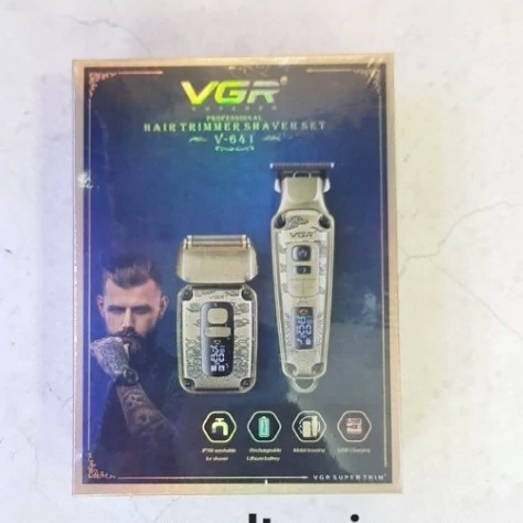ماشین اصلاح دو قلو (خط زن+شیور) وی جی آر VGR V-641 اورجینال