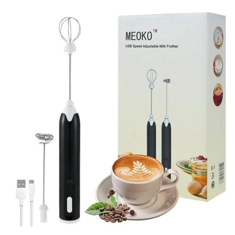 همزن شارژی دو کاره مئوکو مدل MK-001 با دو سری استیل
