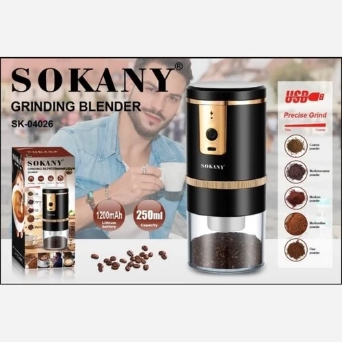 آسیاب قهوه شارژی سوکانی مدل SK-04026 توان 80 وات