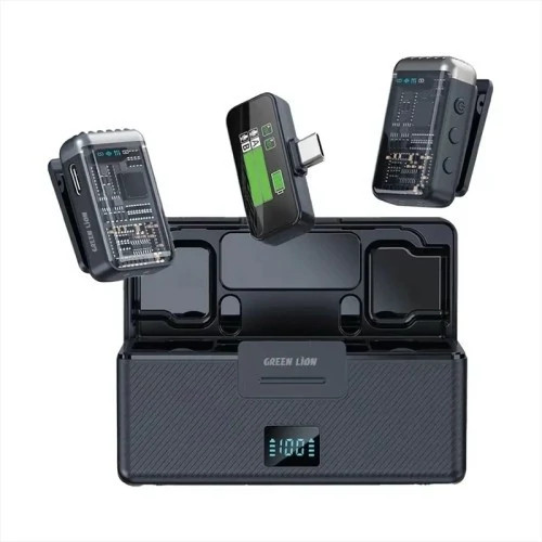 میکروفون یقهای بیسیم گرینلاین مدل GM-90X با کانکتور Type-C