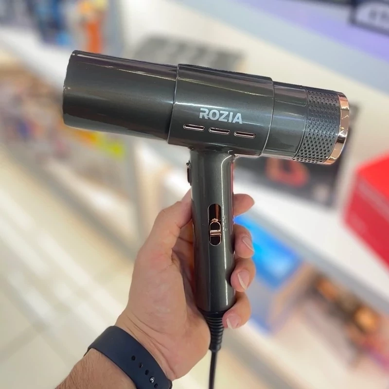 سشوار موتور قوی کم صدا روزیا HC8152 کد ۹۹۱۶